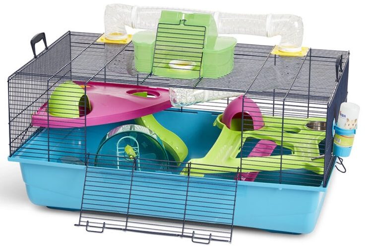 Hamsterkooi heaven metro 80 x 50 x 50 cm marine