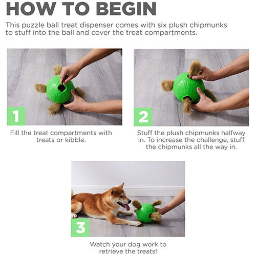 Nina Ottoson Dog Snuffle N' Treat Ball - Interactieve voerbal