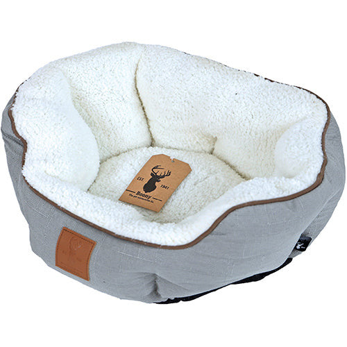 Boony „Est 1941“ Highland Grey – Hunde- oder Katzenbett – 3 Größen