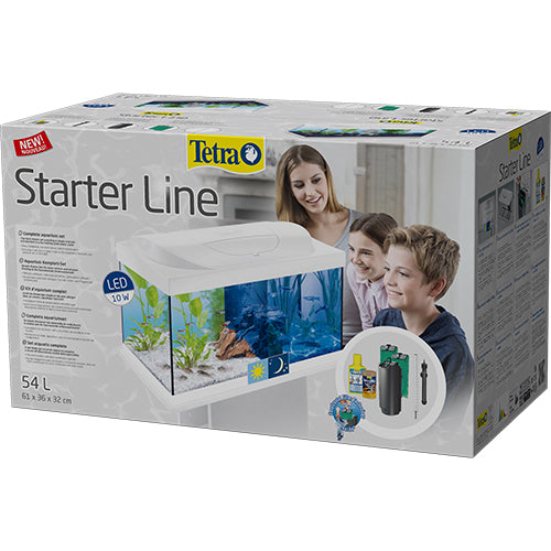 Tetra Aquarium Starter Set - 54 liter - 60 x 30 x 30 cm - Zwart of Wit