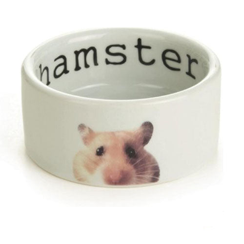 Beeztees Snapshot Hamster - Keramiek Eetbak - 7,5x4 cm