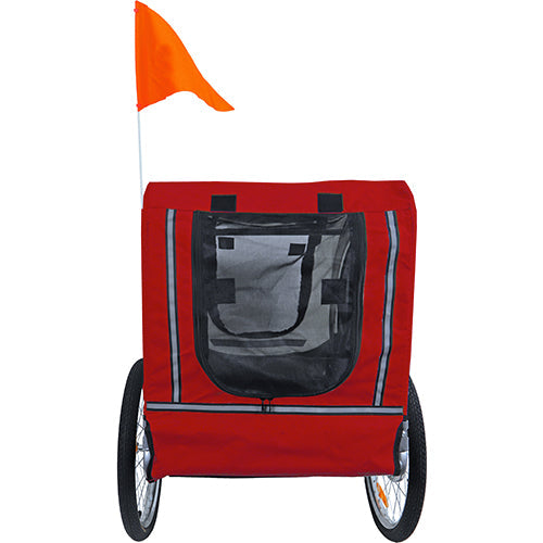 Boony Fietskar runner 2 rood - grijs tot 45 kg