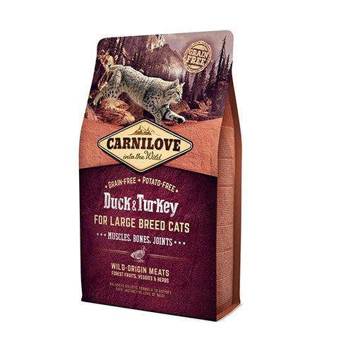 Carnilove One und Truthahn für große Katzen - 2 kg