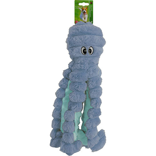 Boon Corduroy Hondenspeelgoed Octopus Met Piep - Verkrijgbaar in 3 kleuren en in 40 of 65 cm
