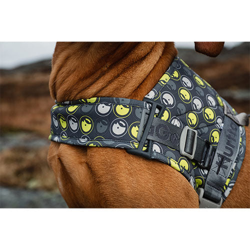 Hurtta Go Harness Hondentuig/ Hondenharnas - Storm Grey - Verkrijgbaar in 5 maten