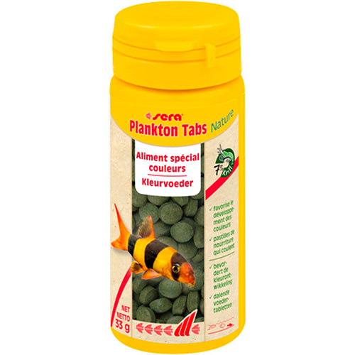 Sera visvoer Plankton tabs 50 - 100 ml - 1,3 kg
