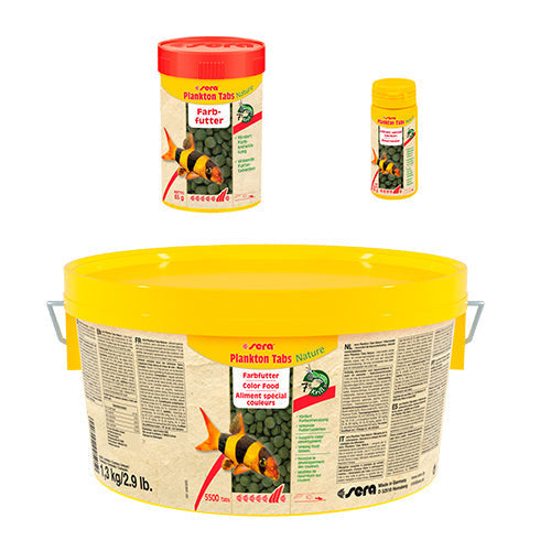 Sera visvoer Plankton tabs 50 - 100 ml - 1,3 kg