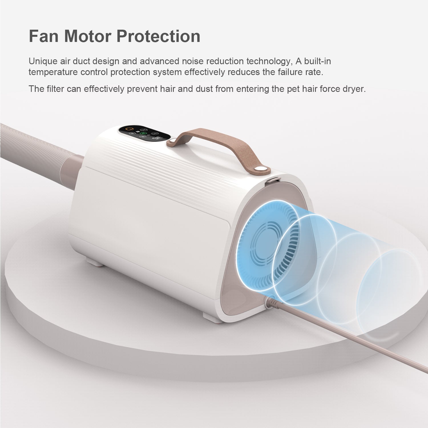 GD. EDI waterblazer - fohn + 4 opzetstukken