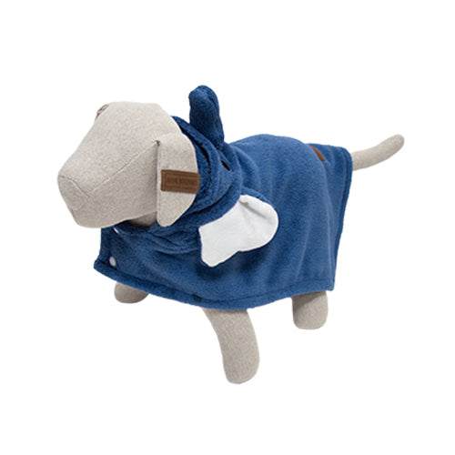 Animal Boulevard SPA Hondenbadjas Badcape Olifant Donkerblauw - Verkrijgbaar in 4 maten