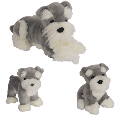 Boony Natural Decoration Plüschschnauzer Salz und Pfeffer - Erhältlich in 3 Varianten