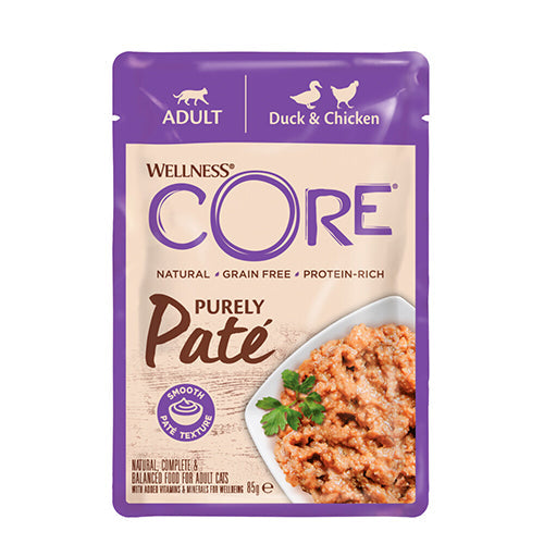 Wellness Core kattenvoer - pate Purely natte voeding 85 gram