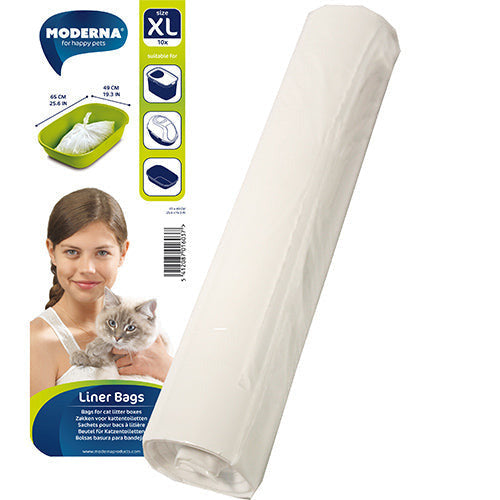 Moderna kattenbakzakken voor kattentoilet Top Cat, pak a 10 stuks.