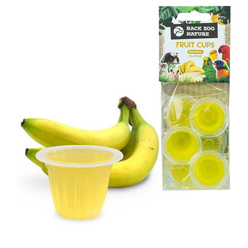 Fruitcups in verschillende smaken voor vogels per 6 stuks