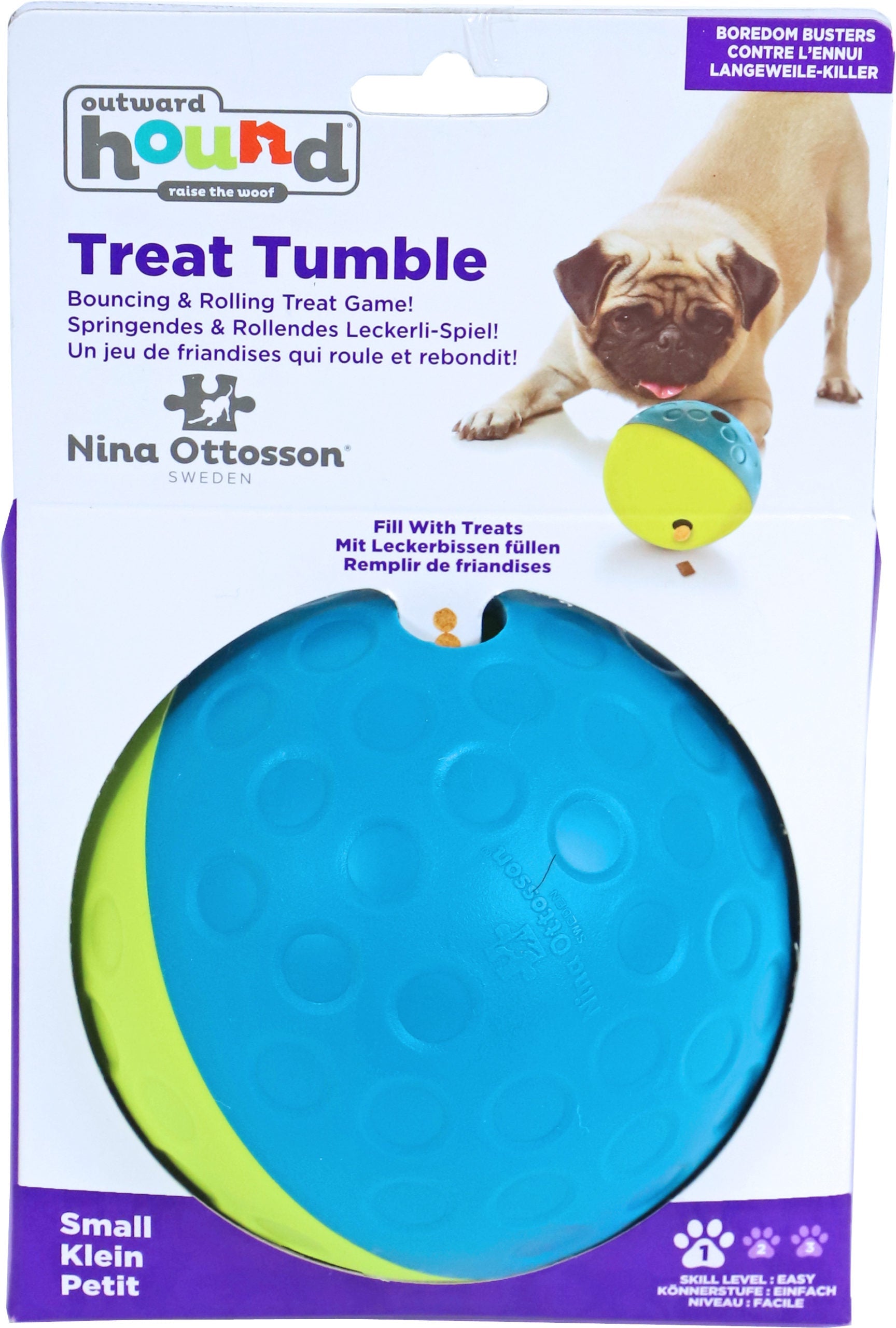 Nina Ottoson intelligentiespeelgoed Treat tumble ball