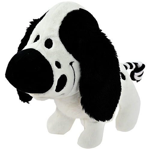 Woezel & Pip Hundespielzeug – Charlie Plüschtier, stehend + Quietschgeräusch, 30 cm