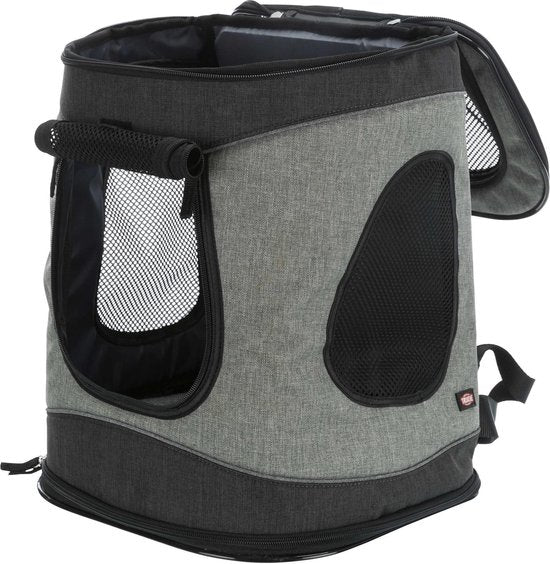 Trixie - Honden Rugtas - Timon - Grijs - 34 x 30 x 44 cm