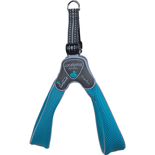 Coralpina Hundegeschirr Cinquetorri türkisblau - verschiedene Größen