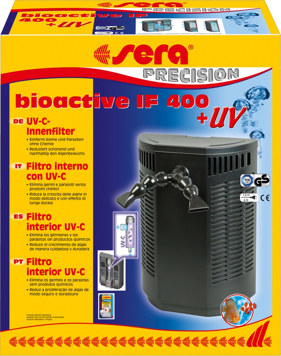 Sera binnenfilter Bioactive IF 400 met UV