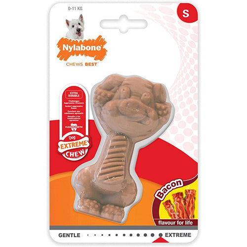 Nylabone Extreme Chew Pig Bacon Kauwspeelgoed - Small Voor Honden Tot 11kg