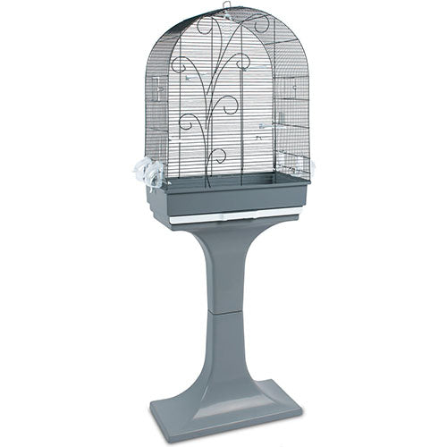 Vogelkooi Evita Grijs + standaard 53 x 32 x 80 cm