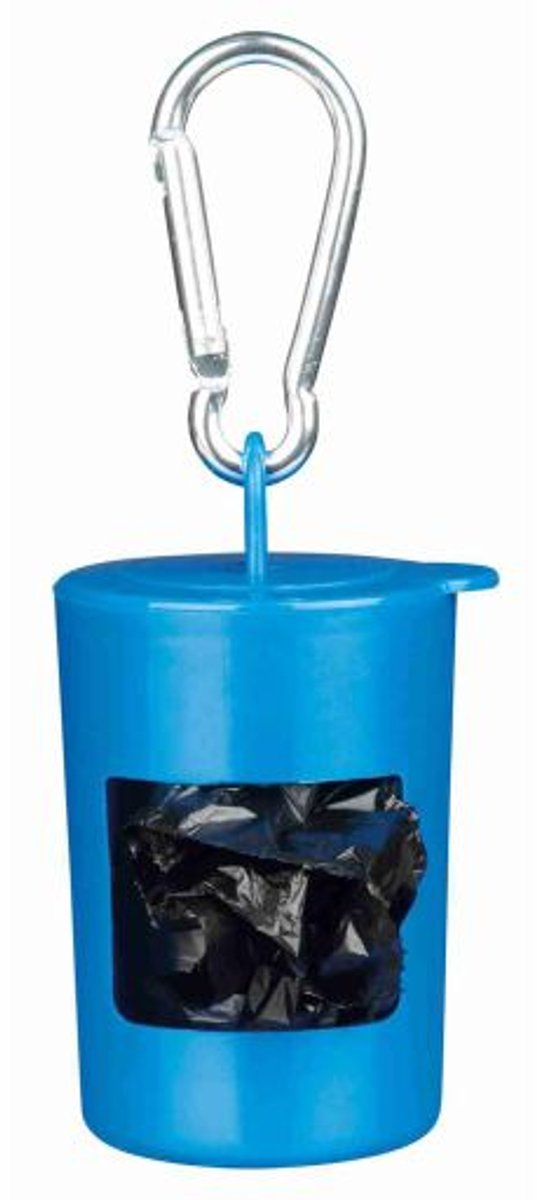 Trixie poepzakdispenser met 2x20 zakjes assorti