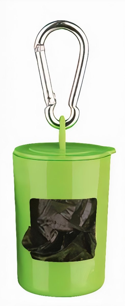 Trixie poepzakdispenser met 2x20 zakjes assorti