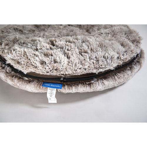 Animal Boulevard Soft Bed Long Plush Donut mand voor honden of katten - 2 kleuren en 3 maten