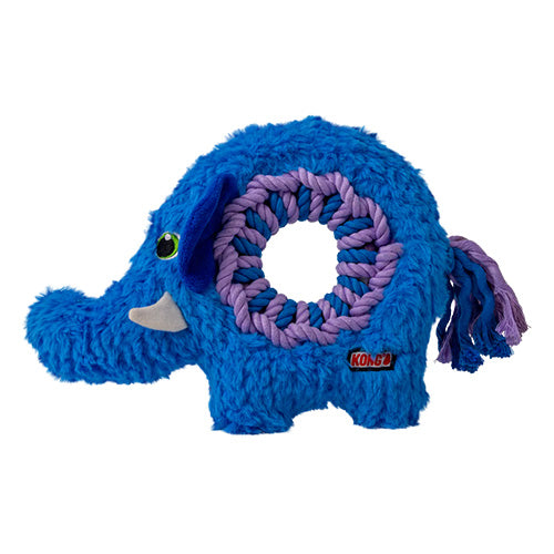 Kong Hundespielzeug – Ringaroos Elefant, mittelgroß – 19,6 x 29,8 cm