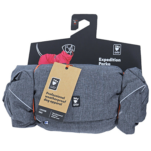 Hurtta Expedition Parka - warme winterjas in rood of grijs