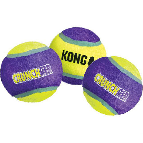 Kong Crunchair Tennisballen - Verkrijgbaar in Small: Ø 5 cm en Medium: Ø 6 cm