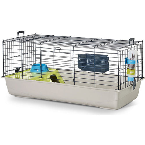 Konijnenkooi nero 3 L grijs 100 x 50 x 45 cm