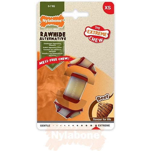 Nylabone dura chew harde bijters Rawhide beef