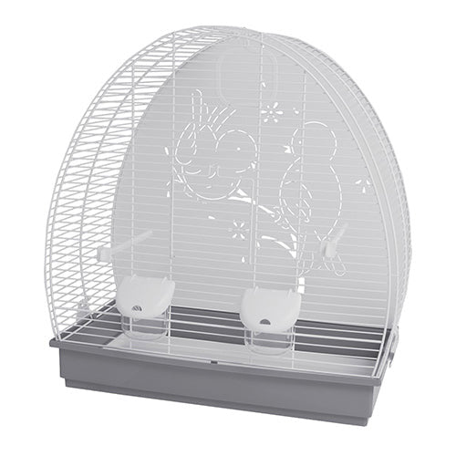 Voltrega Vogelkooi 672 Wit/Grijs