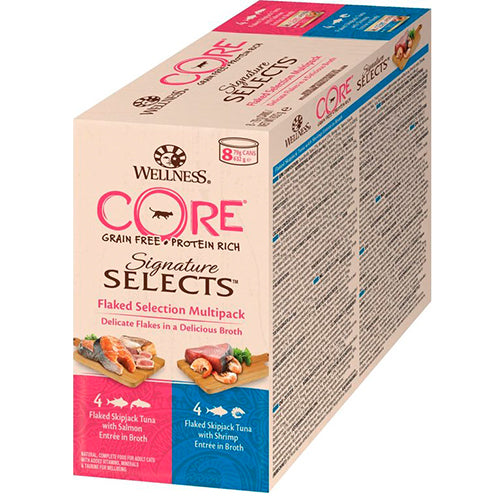 Well Core kattenvoeding - natvoer - Multipack - 8 x 79 gram