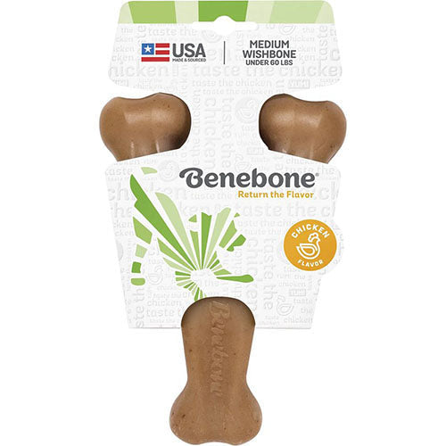 Benebone knaagspeelgoed Wishbone in verschillende maten en smaken