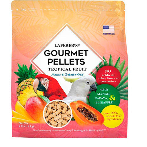 Lafeber Tropical Fruit Gourmet Pellets Macaw - Cocatoo
