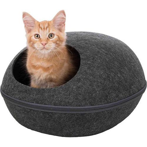 Trixie Schuilplaats Liva Katten Iglo - Vilt - Afmetingen: 40x24x47 cm