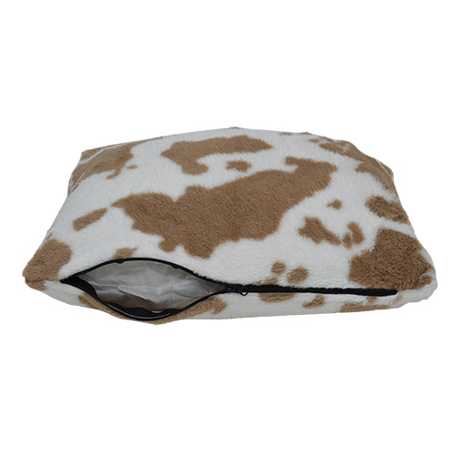 Animal Boulevard Cow Plush Hondenmand – Super zachte Mand met Uitneembaar Kussen en Anti-Slip Bodem - Verkrijgbaar in 3 maten