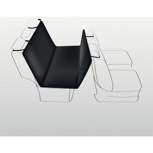 Trixie - Auto-Rücksitz-Schutzdecke Hunde-Autozubehör - Grau - 145x140 cm