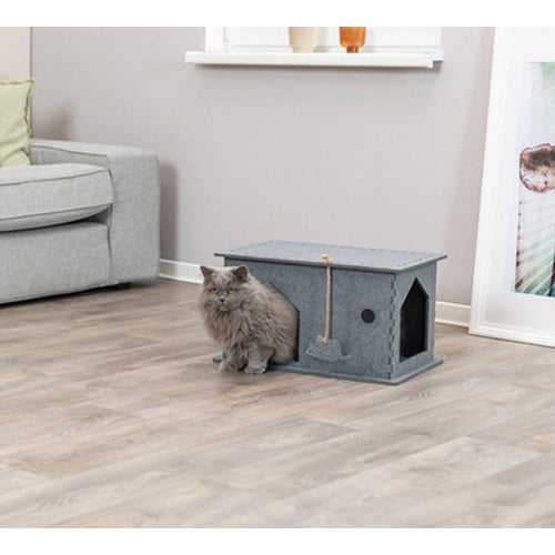 Trixie Shelter Lene – Katzenhaus aus Filz – Maße: 54×30×35 cm