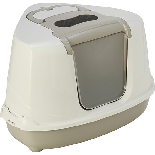 Moderna kattenbak flipcorner - hoekkattenbak - 55,7 x 45,1 x 38,2 cm