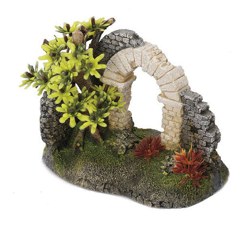 Aqua Della Roman Arch Aquarium Decoratie - 16x8,5x12 cm