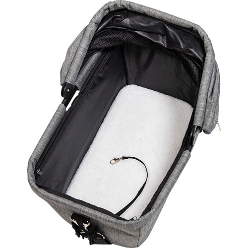 Animal Boulevard Travel Fietsmand & Draagtas Voor Achteraan - Grijs - 32x48x45 cm