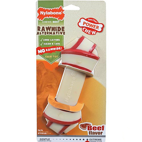 Nylabone dura chew harde bijters Rawhide beef