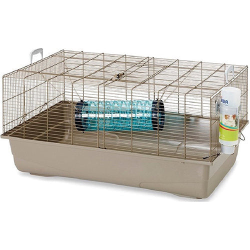 Knaagdierenkooi Ruffy 2 grijs 80 x 50 x 38 cm