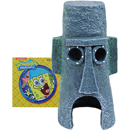 Spongebob Aquarium Ornament Moai Huis Octo - 15,5 x 10 cm