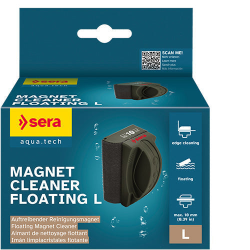 Sera drijvende algenmagneet ruitenreiniger met hoekreiniging XS - S - M - L