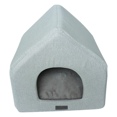 Animal Boulevard Home & Away Honden/ Katten Huis - 46x43x42 cm - Verkrijgbaar in Donkergrijs en Lichtgrijs
