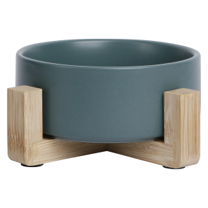 Jack and Vanilla keramische voerbak bamboe standaard 400 - 850 - 1800 ml