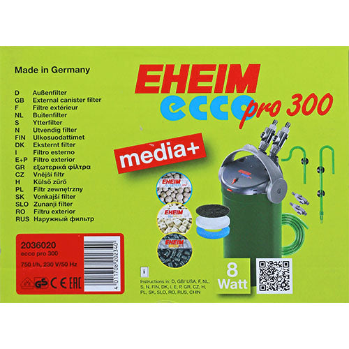Eheim buitenfilter met filtermassa EccoPro